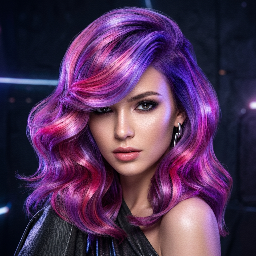 Artistic Hair Color Balayage Transformation